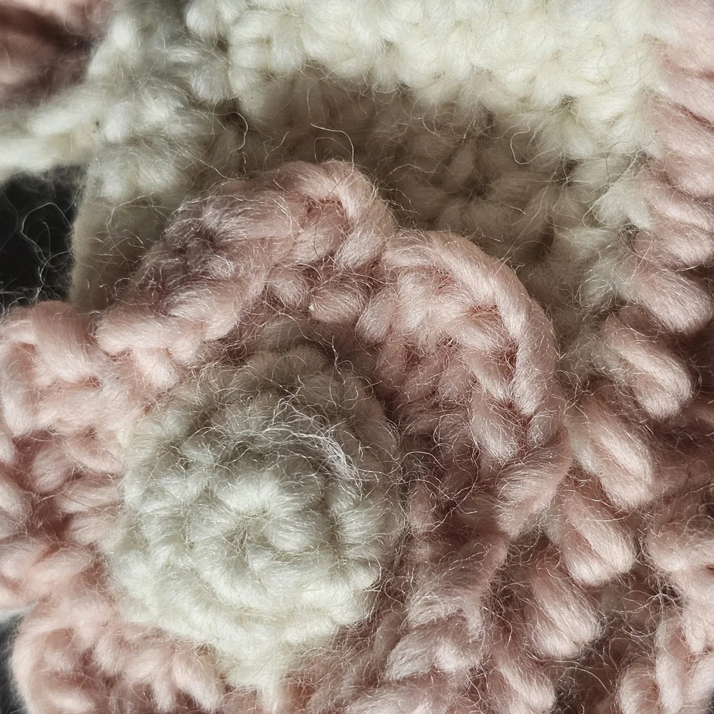 Handmade Crochet Bunny Ear Hat For Cat Or Dog